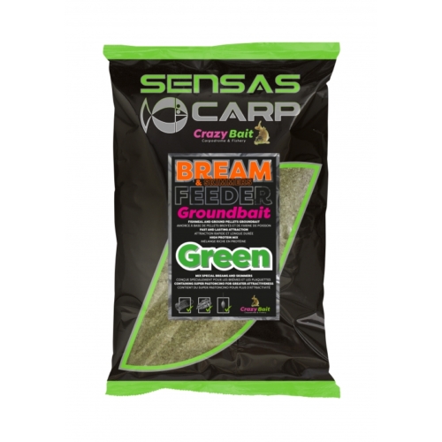 SENSAS UK BREAM FEEDER GREEN 2KG