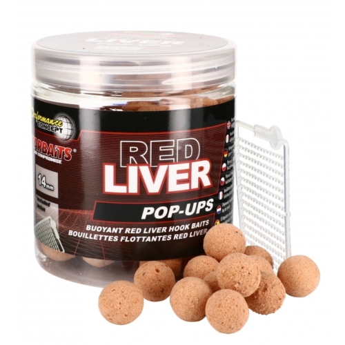 Starbaits Red Liver Pop Up 20mm 80g