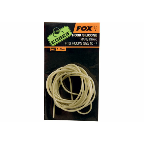 Fox  EDGES™ Hook Silicone - Trans Khaki Hook 6-2