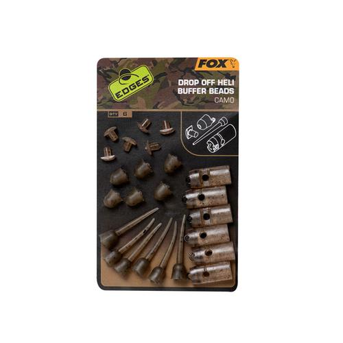  Fox Edges Camo Drop Off Heli Buffer Bead Kit x 6