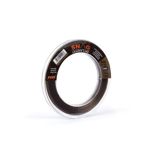 FOX SNAG LEADER CAMO 30lb  40lb (18.1kg) - 0.57mm x100m