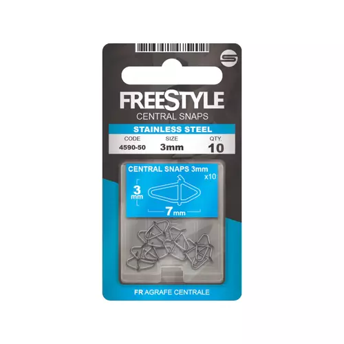 SPRO FreeStyle Central Kapocs 3x7mm/10db