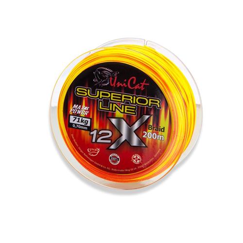 Unicat Superior Line 12X Braid Fonott Zsinór 0,70mm